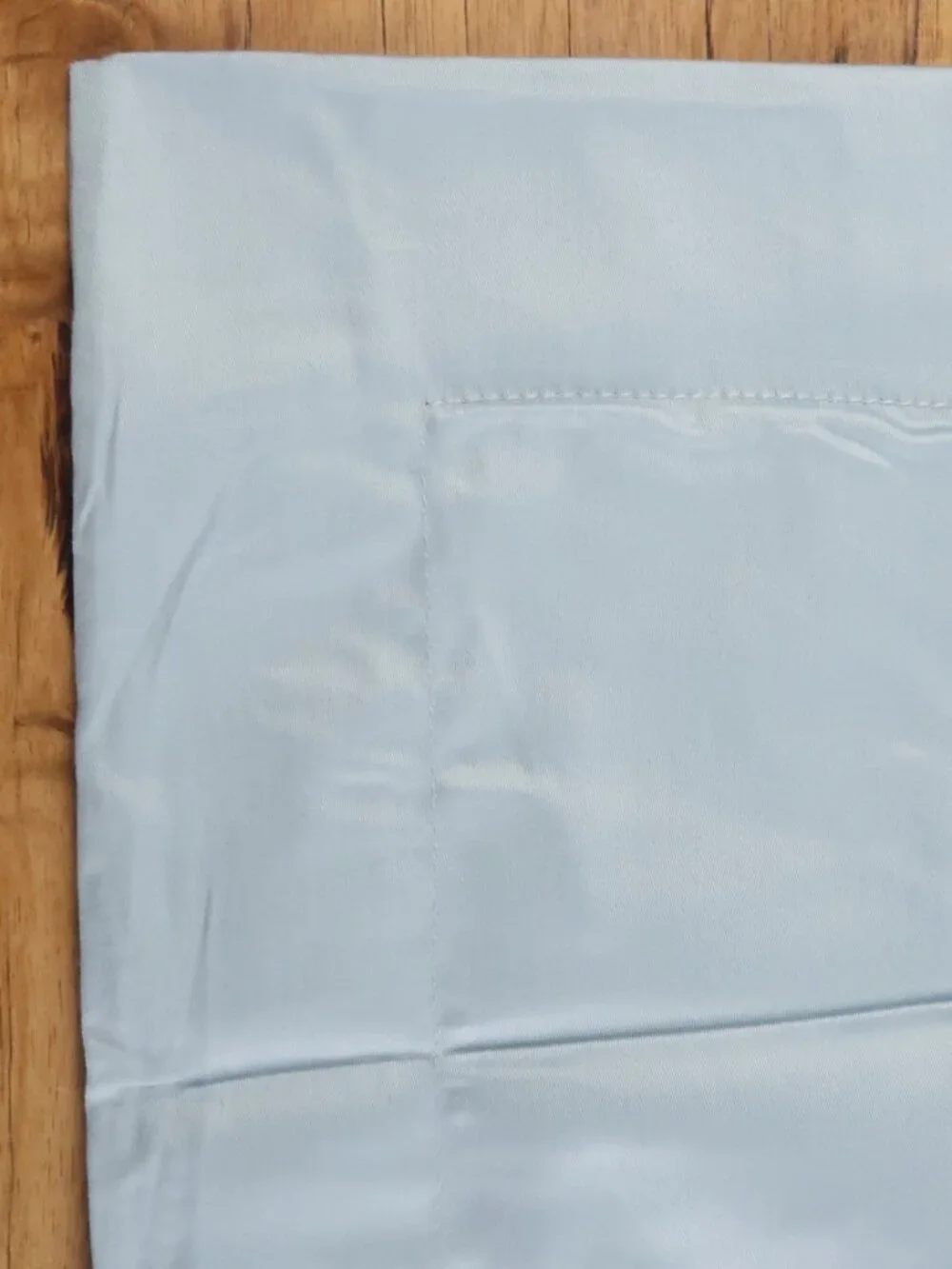 CITY FURNITURE REST & RENEW BLUE COTTON SATEEN KING SHAM SET 2 PIECES NEW
